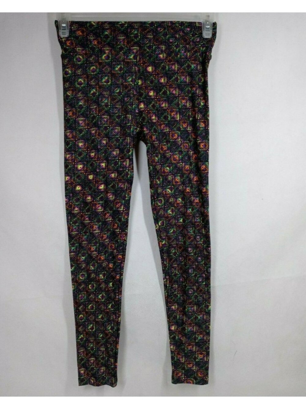 New LuLaRoe One Size Leggings Bright Multi-Color African Designs